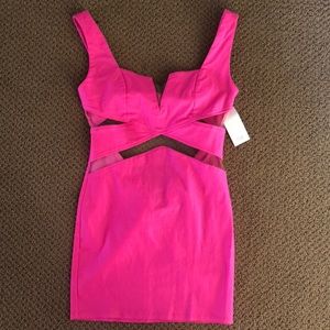 Bright Pink Tight Dress